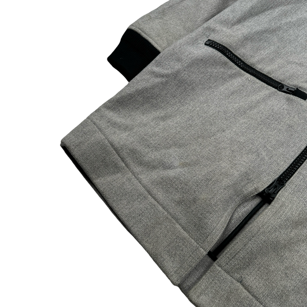 Stone Island 2017 Grey Panno Speciale Long Wool Jacket - Large