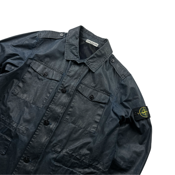 Stone Island 2011 Rip Stop Coated Multi Pocket Jacket - Medium