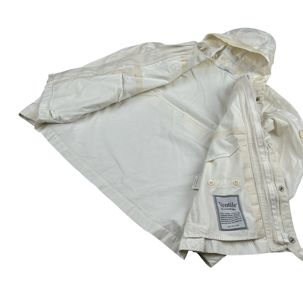Stone Island 2011 White Ventile Ghost Jacket - XL