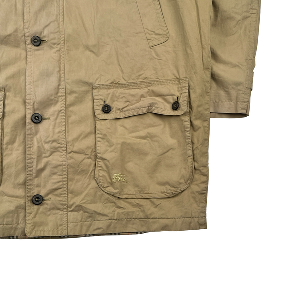 Burberry Nova Check Lined Tan Jacket - XXL
