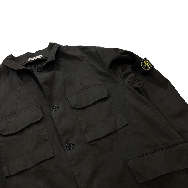 Stone Island 2005 Brown Dutch Rope Cotton Jacket - XXL