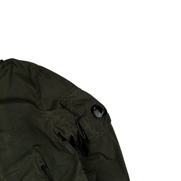 CP Company Khaki Re-Colour Nycra Quilted Jacket - Small