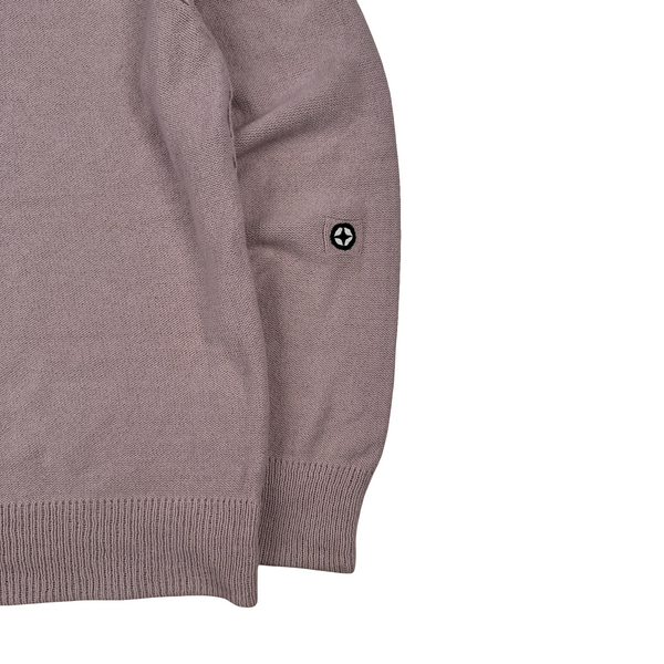 Stone Island 2006 Denims Light Pink Cotton Knit Jumper - Medium