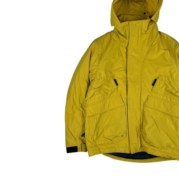 Stone Island 2018 Yellow Micro Reps Primaloft Lined Jacket - Small
