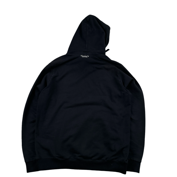 Stone Island 2015 Navy Patch Logo Hoodie Jumper - XXL