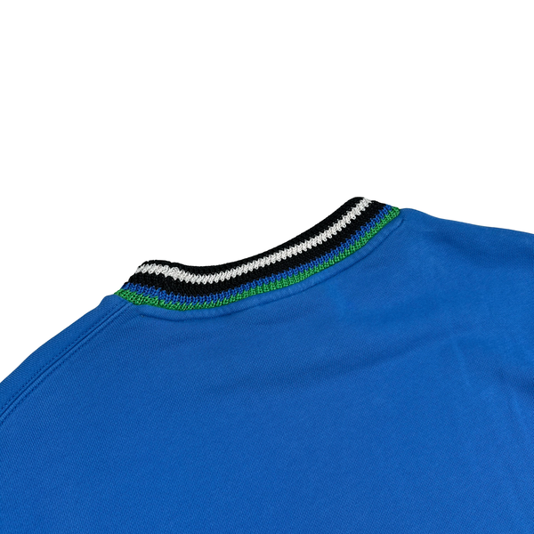 Lacoste Classic Blue Pullover Jumper - Medium