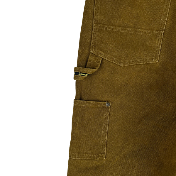 Supreme Sepia Brown Double Knee Carpenter Cargo Trousers - 32