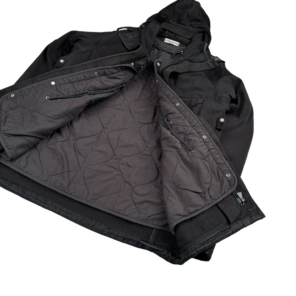 Stone Island 2006 Vintage Dutch Rope Lined Peaked Hood Multi Pocket Jacket - XL