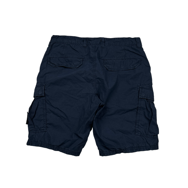 Stone Island SL Navy Cotton Cargo Shorts - 30"