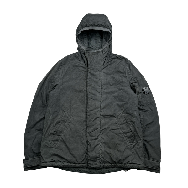 CP Company Grey Re-Colour Nycra Quilted Jacket - XL