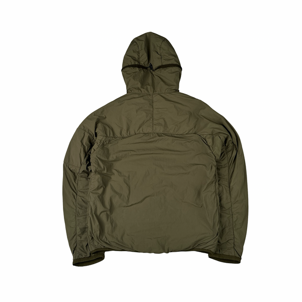 CP Company Green GDP Hooded Polartec Goggle Jacket - Large