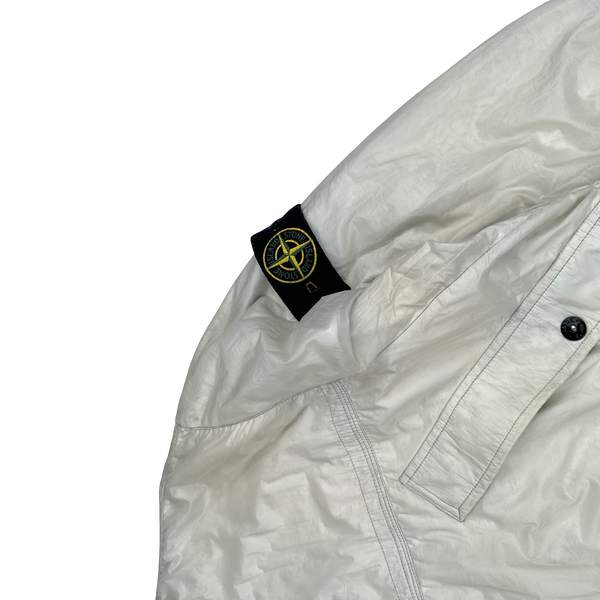 Stone Island 2013 White Micro Rip Stop 7 Den Tyveck Shield Jacket - XXL