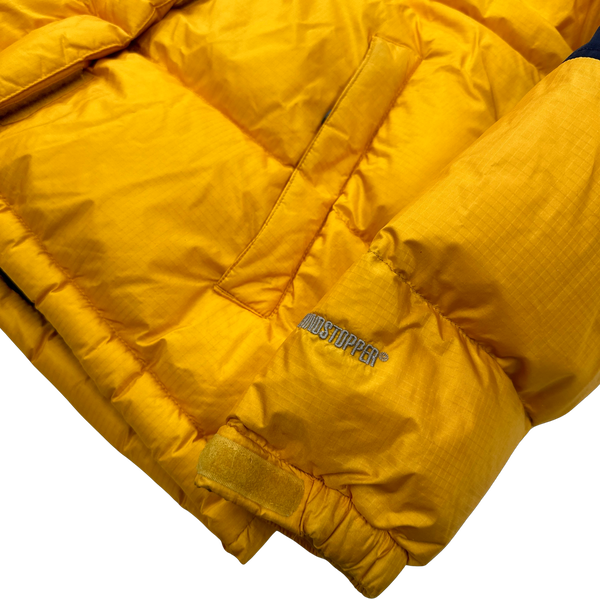 North Face Yellow Summit Series Baltoro 700 Fill Puffer Jacket - Small