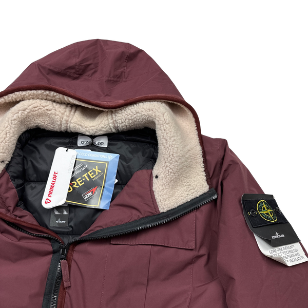 Stone Island 2019 Gore-Tex Sheepskin Primaloft Winter Jacket - XL