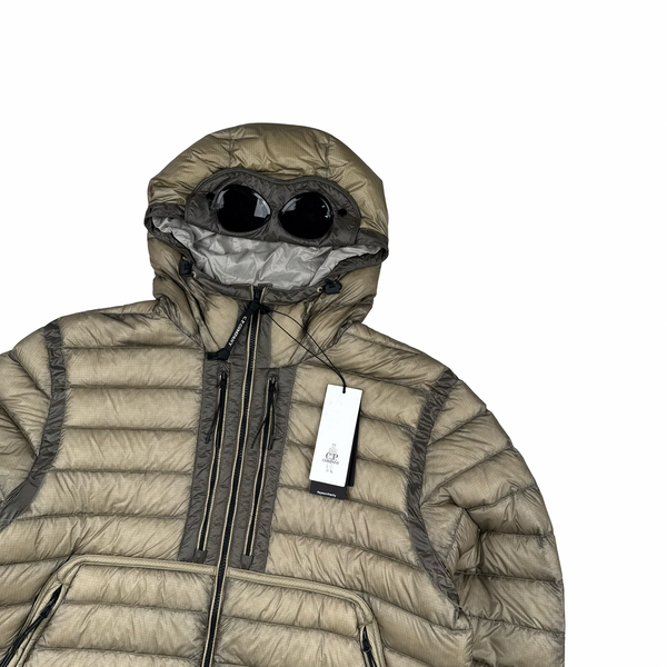 CP Company Beige DD Shell Goggle Jacket - XL