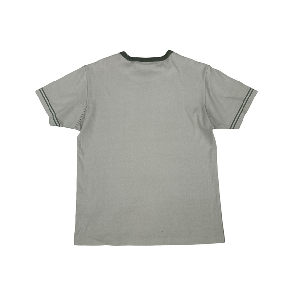 Stone Island 2019 Tela Plated Chalk Logo T Shirt - Medium