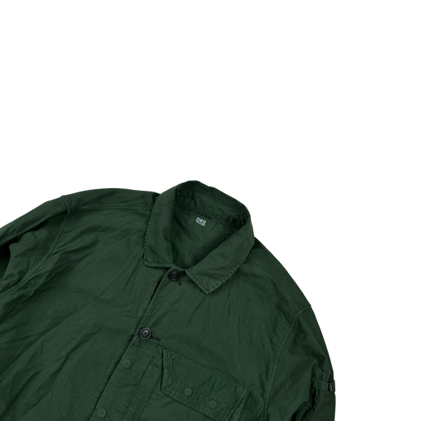 CP Company Green Cotton Overshirt - Small