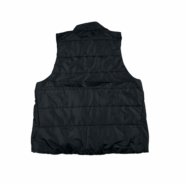 Nike Black Therma Fitted Down Filled Zipped Gilet - Large