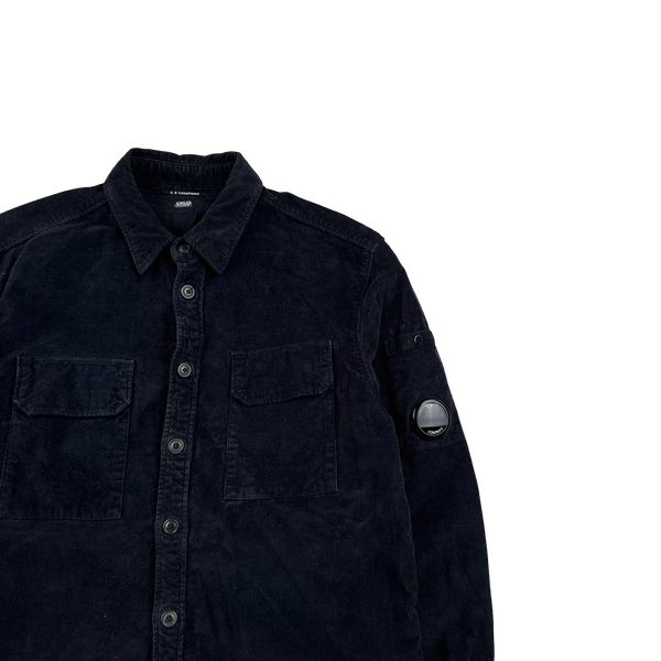 CP Company Dark Navy Corduroy Shirt - Small