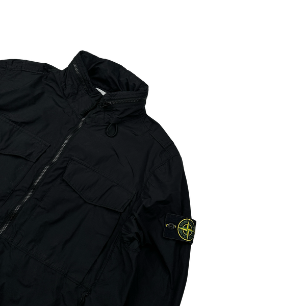 Stone Island 2022 Black Naslan Light Watro Jacket - Medium