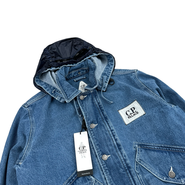 Palace X CP Company Denim 14 3/4Oz 3 In 1 Goggle Jacket - Small