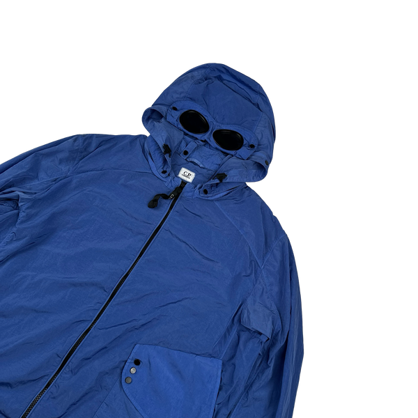 CP Company Blue Chrome R Goggle Jacket - XXL