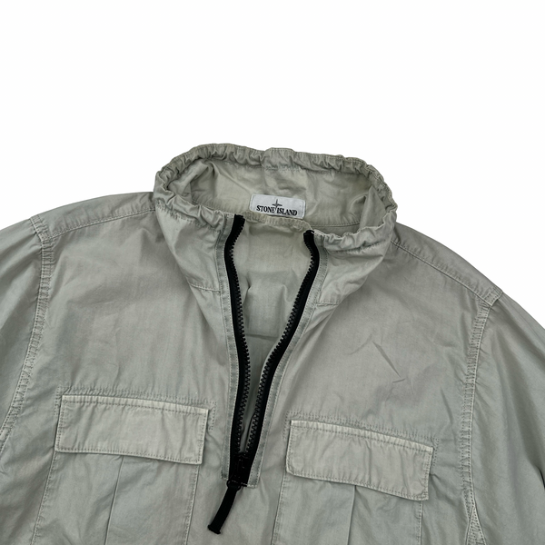Stone Island 2020 Grey Smock Pullover Overshirt - Medium