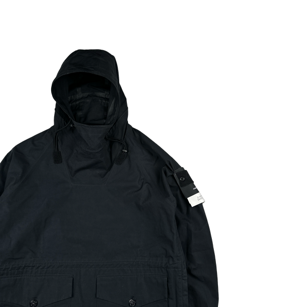 Stone Island 2022 Navy Ghost O-Venile Pullover Smock Jacket - Medium