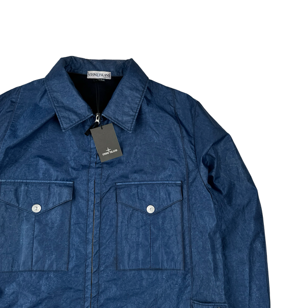 Stone Island Vintage 2001 Laminated Webbing Spalmantura Coach Jacket - XXL