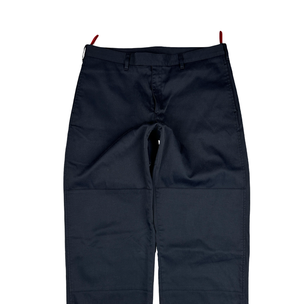 Prada Sport Archive Red Tab Cotton Relaxed Fit Trousers - 34"