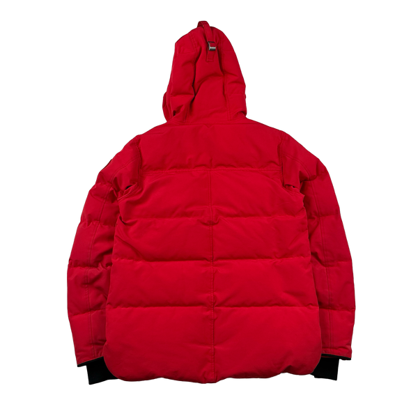 Canada Goose Red Macmilan Premium Down Parka Jacket - Medium