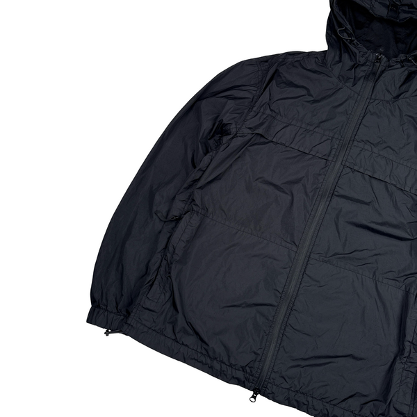 Stone Island 2024 Black Crinkle Reps R-NY Jacket - XL