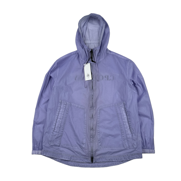 CP Company Lilac Lightweight Nylon Spellout Jacket - Small