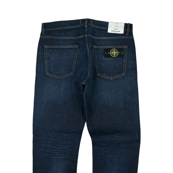 Stone Island 2018 Slim Fit Dark Wash Denim Jeans - W36