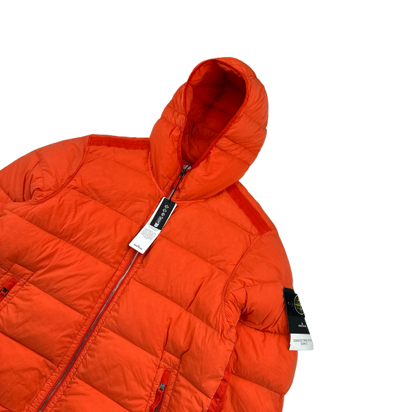 Stone Island 2023 Orange Seamless Tunnel Nylon Down TC - XXL