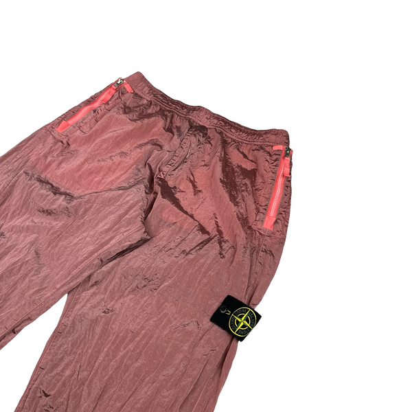 Stone Island 2023 Pink Nylon Metal Econyl Trousers - 30"