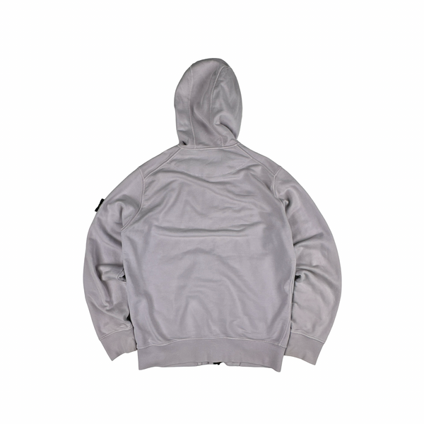 Stone Island Light Pink 2022 Zipped Hoodie - Medium
