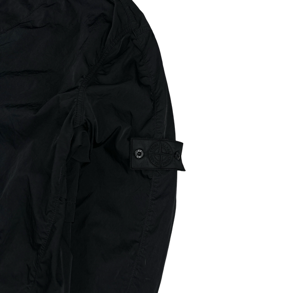 Stone Island 2015 Shadow Project Black Hollowcore Metal Long Jacket - XL