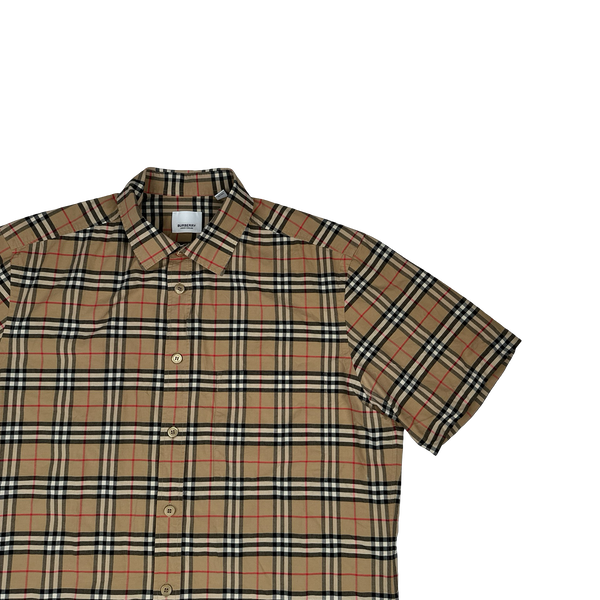 Burberry Nova Check Button Up Shirt - Large – Mat's Island