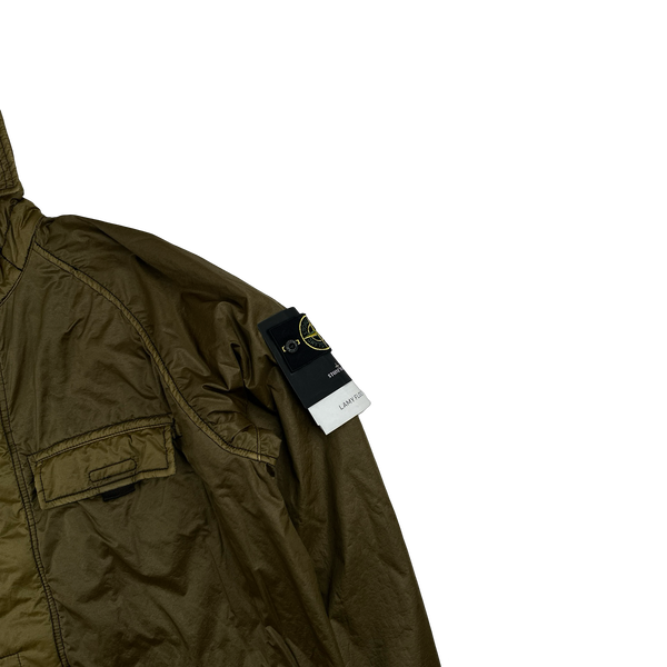 Stone Island 2018 Brown Lamy Flock Multipocket Jacket - Large