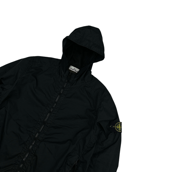 Stone Island 2017 Black Membrana 3L TC Rain Jacket - Large