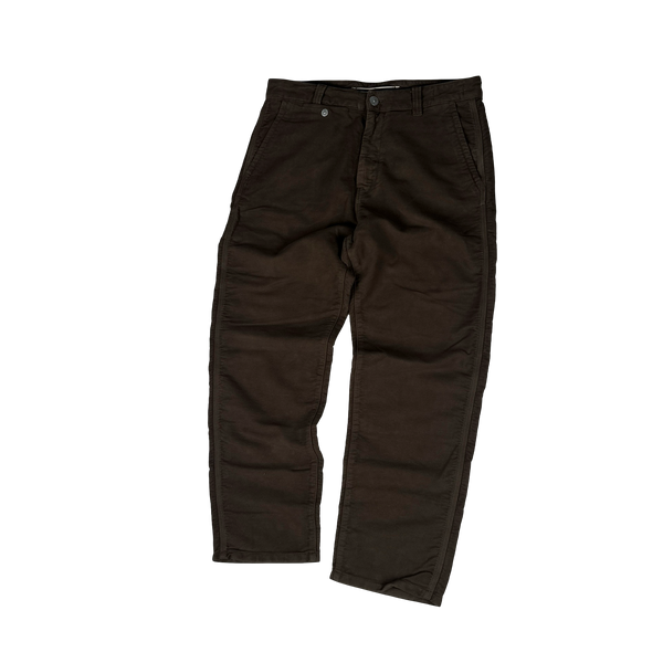 Stone Island Marina Moleskin Lo Fit Cotton Cargo Trousers - Medium