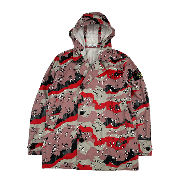 Stone Island 2020 3C+PU Desert Camo Jacket - Small