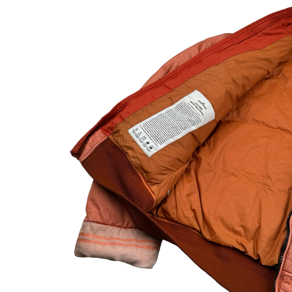 Stone Island 2014 Salmon Mix Fibre Watro Tela Down Puffer Jacket - XL