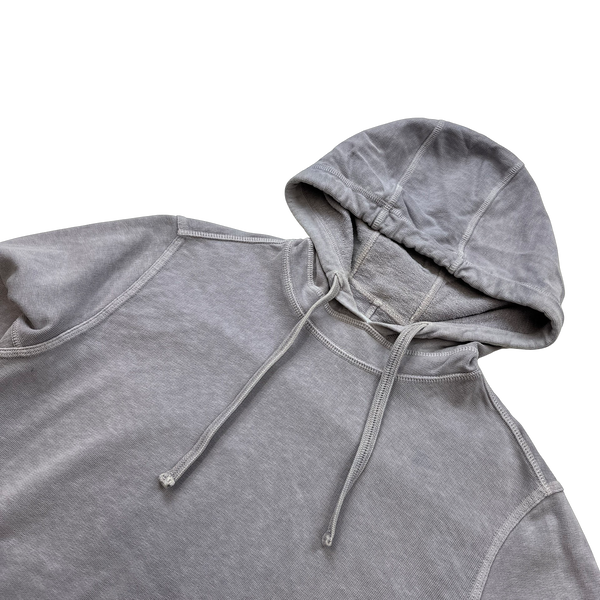 Stone Island 2018 Lilac Cotton Pullover Hoodie - Medium