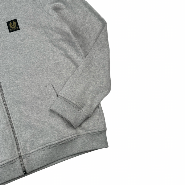 Belstaff Grey Zipped Cotton Jumper - XXL