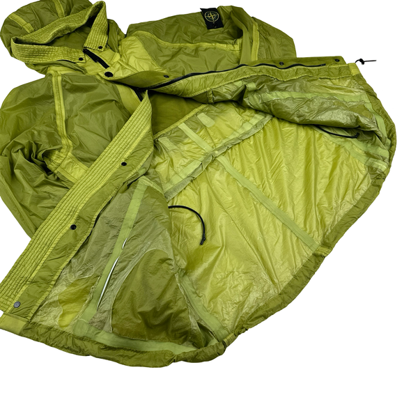 Stone Island  Hyperlight Yellow Lightweight Hooded Parka Jacket - XXL