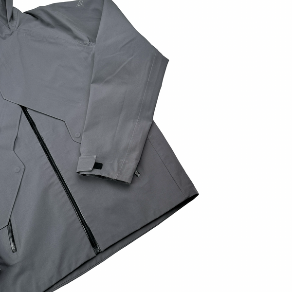 Arcteryx Gore Tex Grey Spellout Jacket - Medium