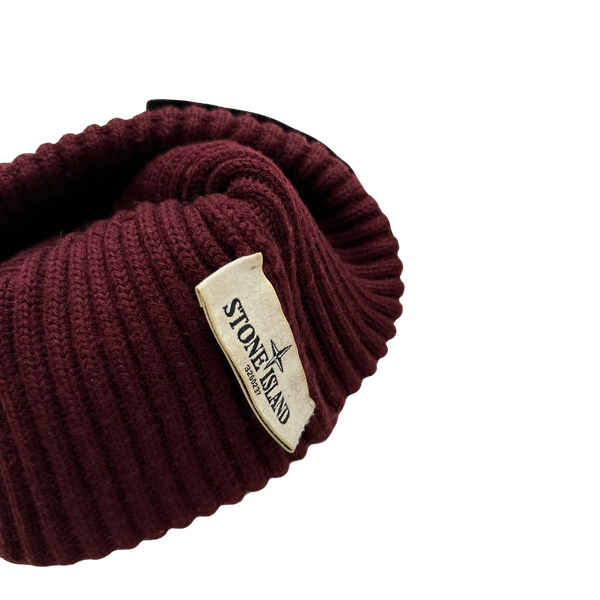 Stone Island 2012 Red Two Tone Beanie