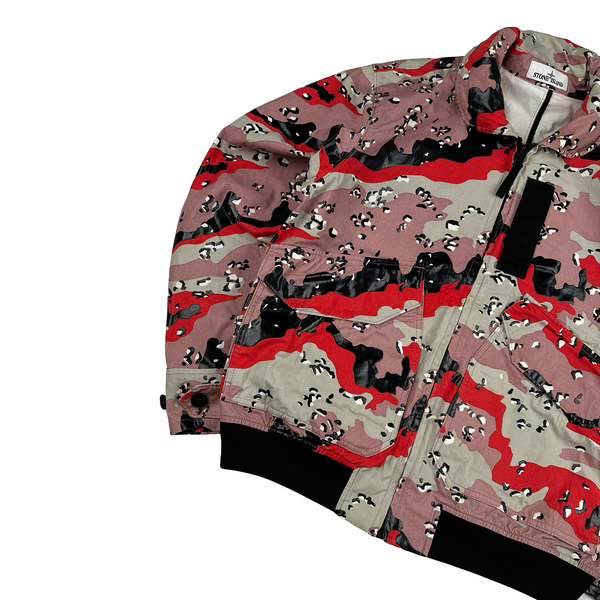 Stone Island 2020 3C+PU Desert Camo Jacket - Large